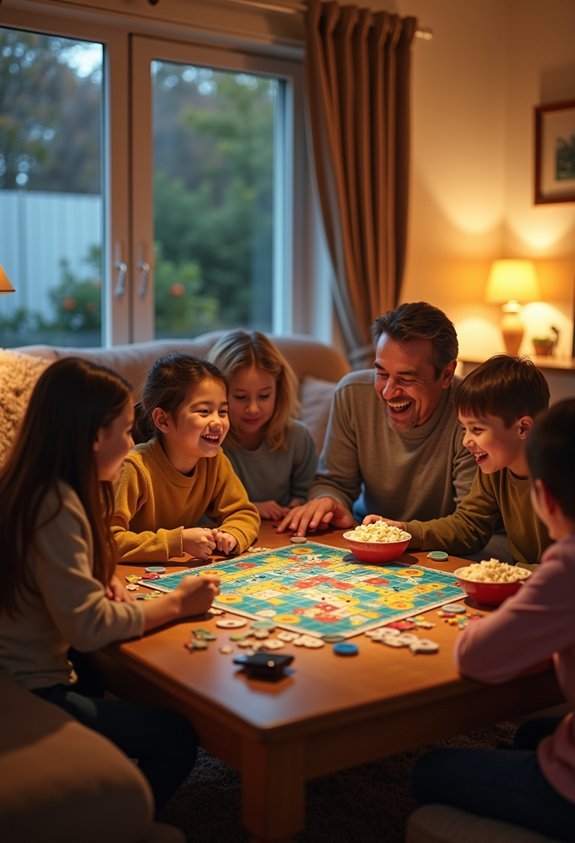 family game and movie night