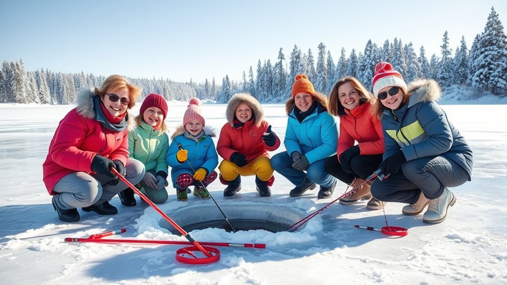 family ice fishing adventures