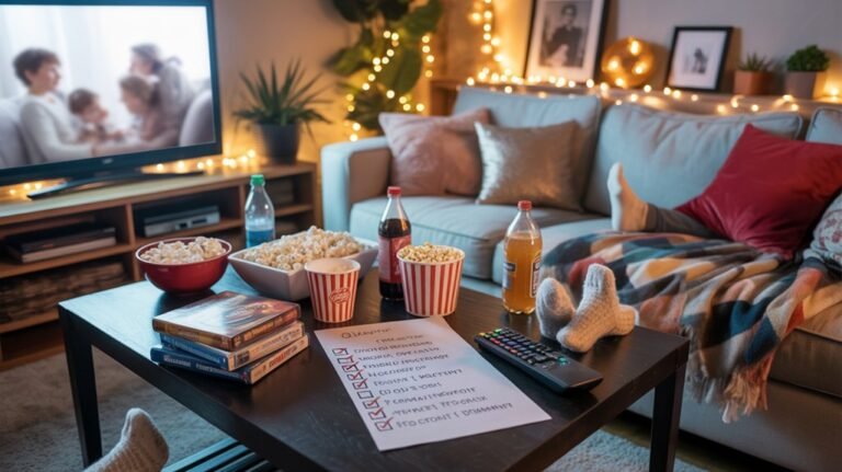 family movie marathon checklist