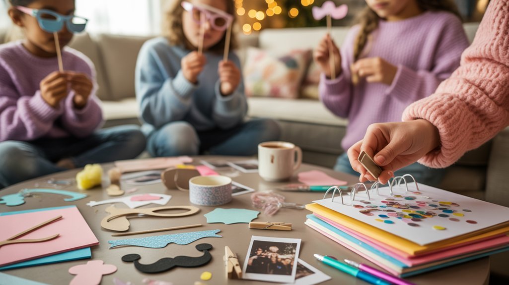 family photo booth fun