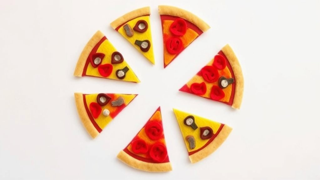 fraction pizza crafting activity