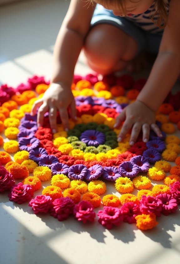 fun rangoli for preschoolers