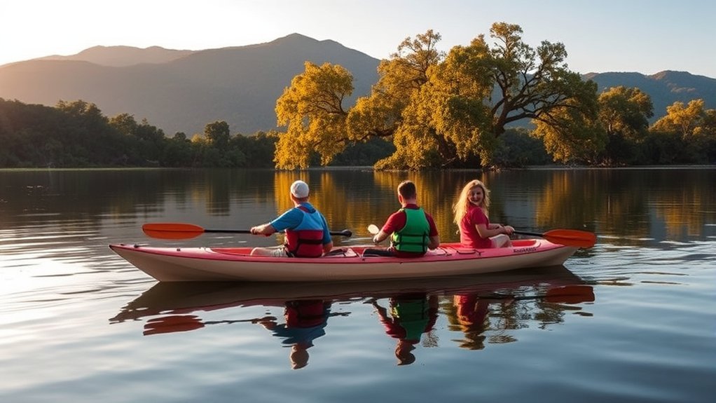 gentle river kayaking adventure