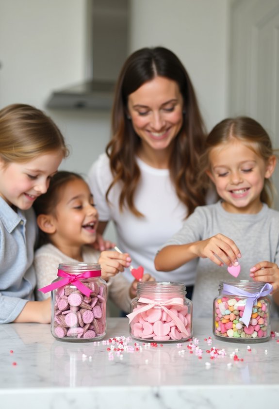 gourmet candy jar gifts