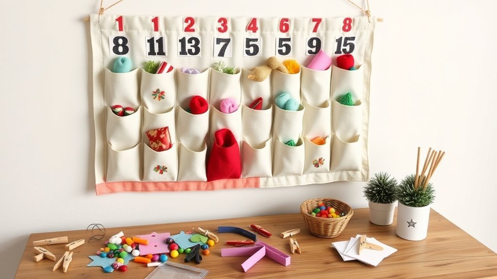 handcrafted advent calendar crafts