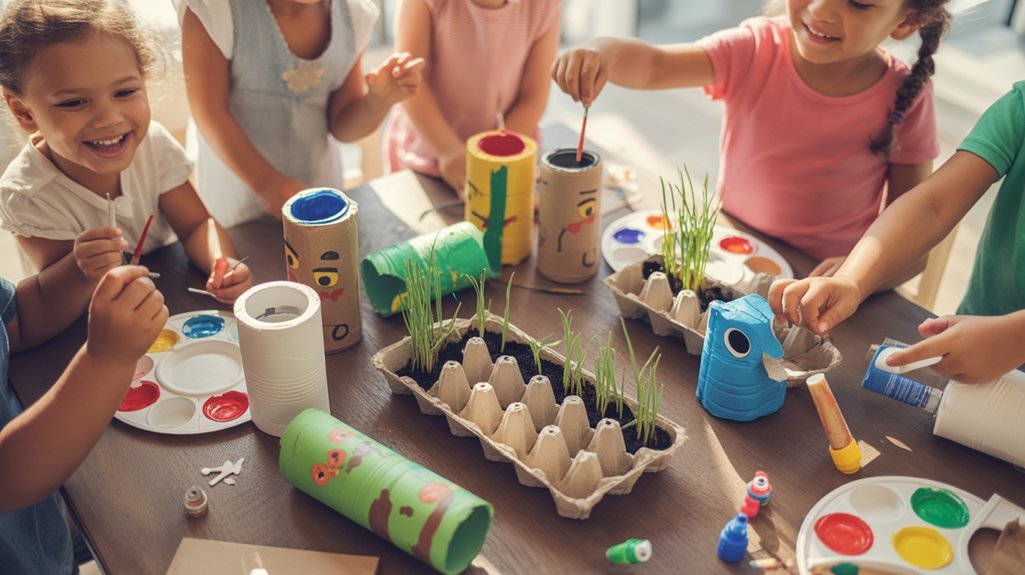 happy recycled craft projects