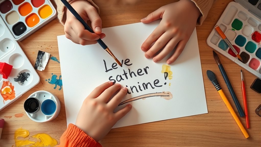 hidden messages art activity