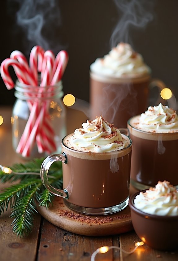 hot chocolate bar setup