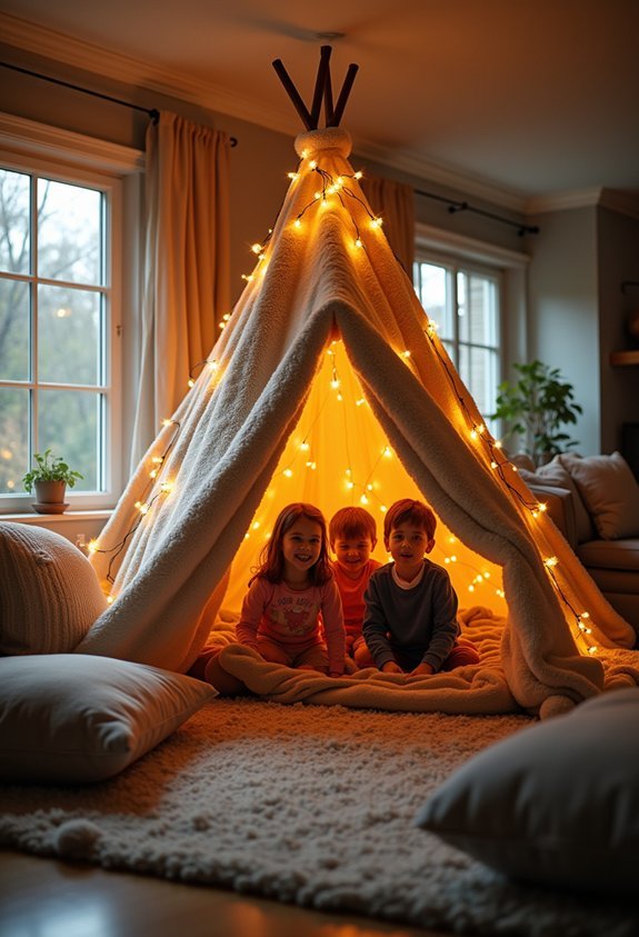 indoor fort building adventure fun