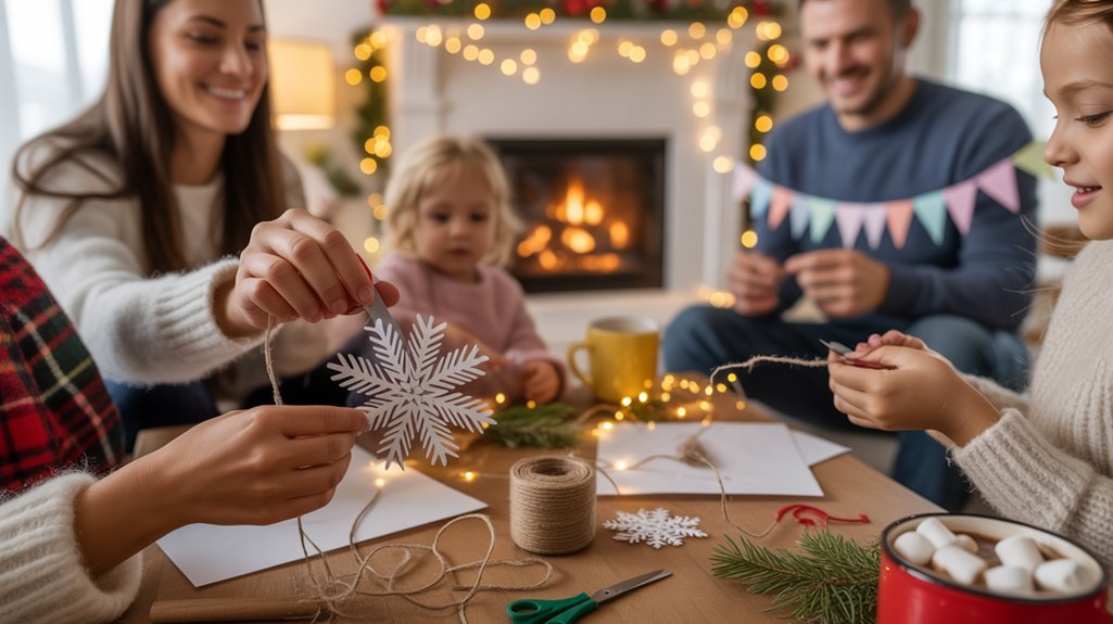 indoor winter crafting fun