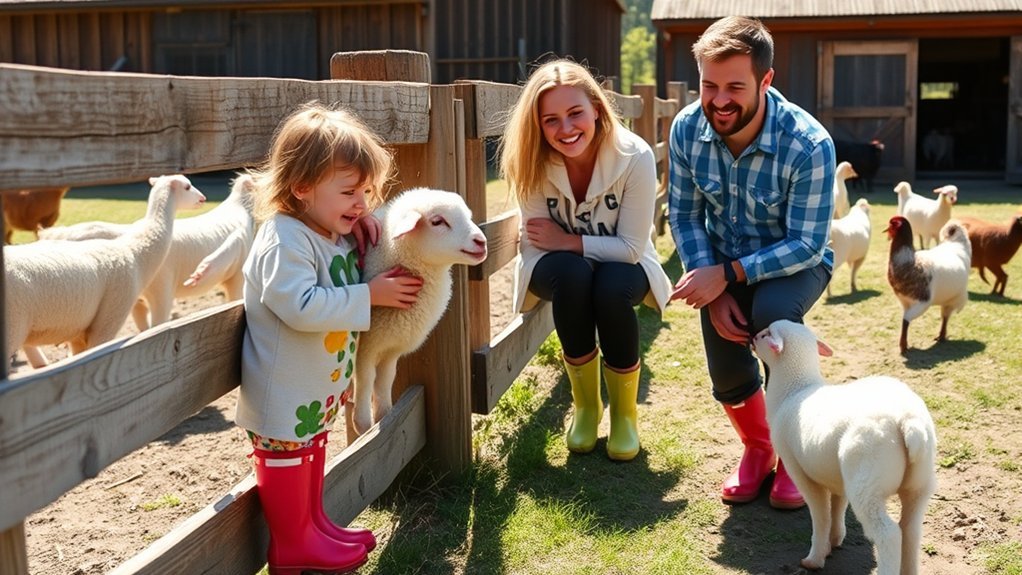 interactive animal encounters outdoors