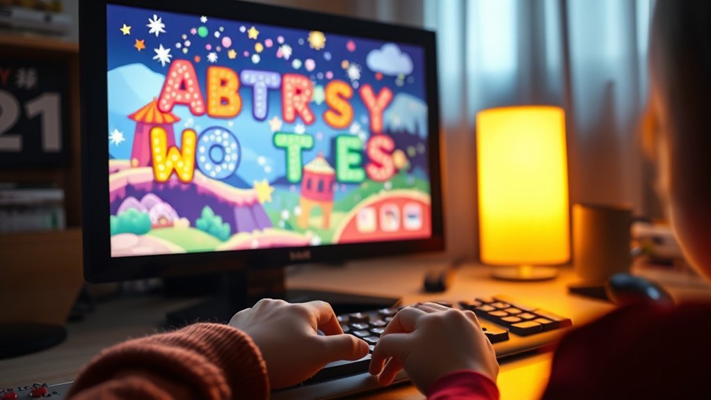 interactive spelling adventure games