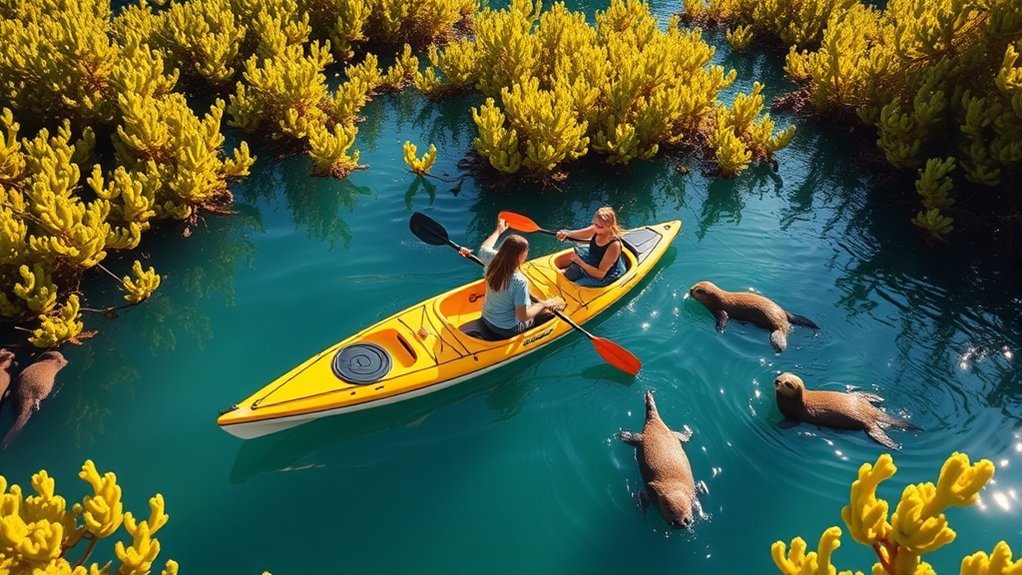 kelp forests and sea otters