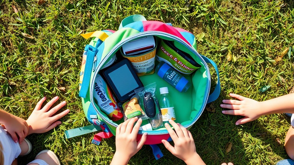 kid friendly geocaching supplies kit