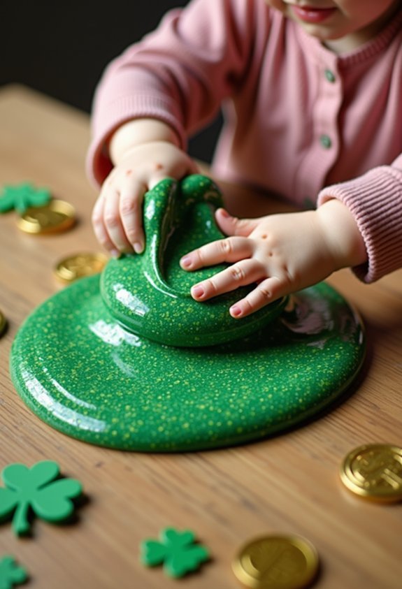 leprechaun slime sensory activity
