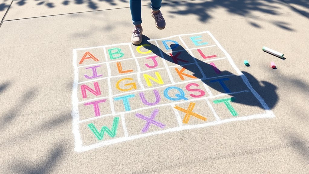 letter recognition through movement