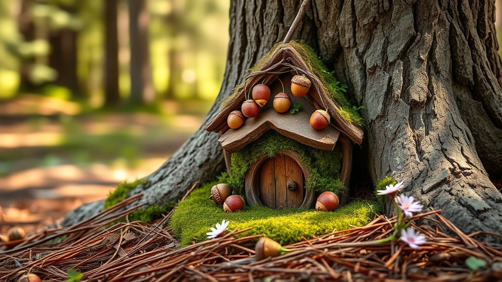 magical fairy house construction