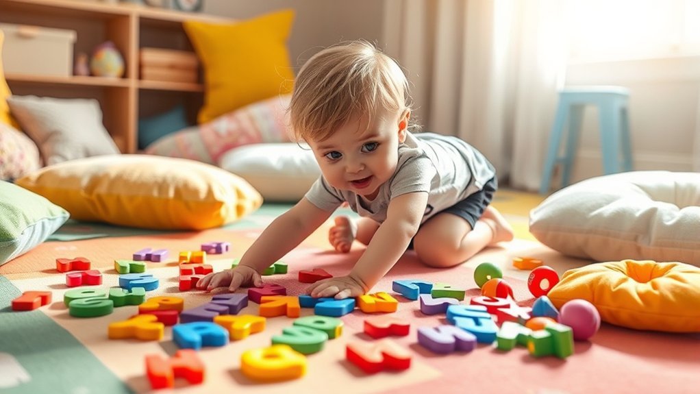 magnetic letter treasure hunt