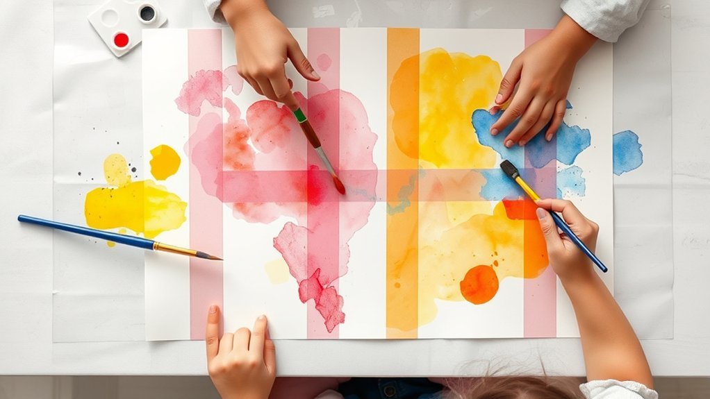 masking tape art techniques