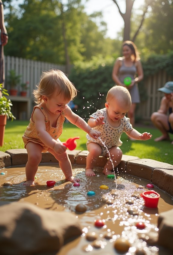 messy outdoor playtime fun