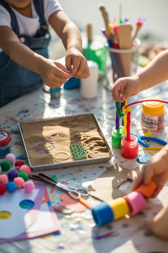messy play enhances skills