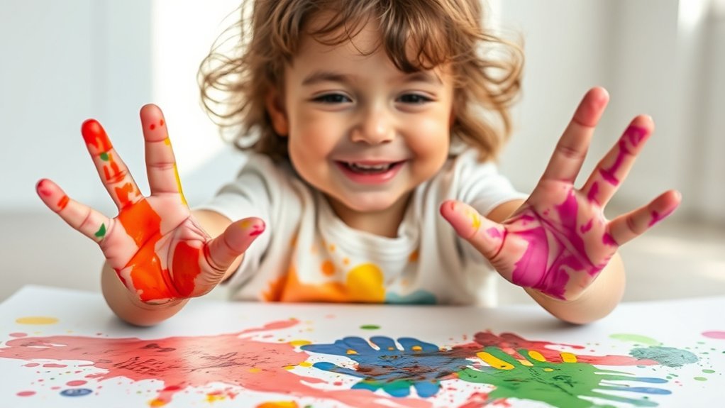 messy play fosters emotional expression