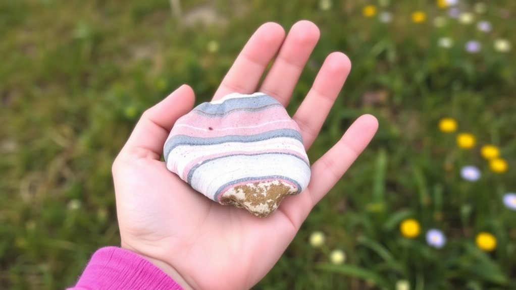 multicolored rock hunting tips