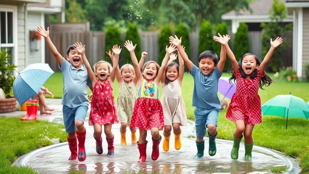 musical umbrella parade fun