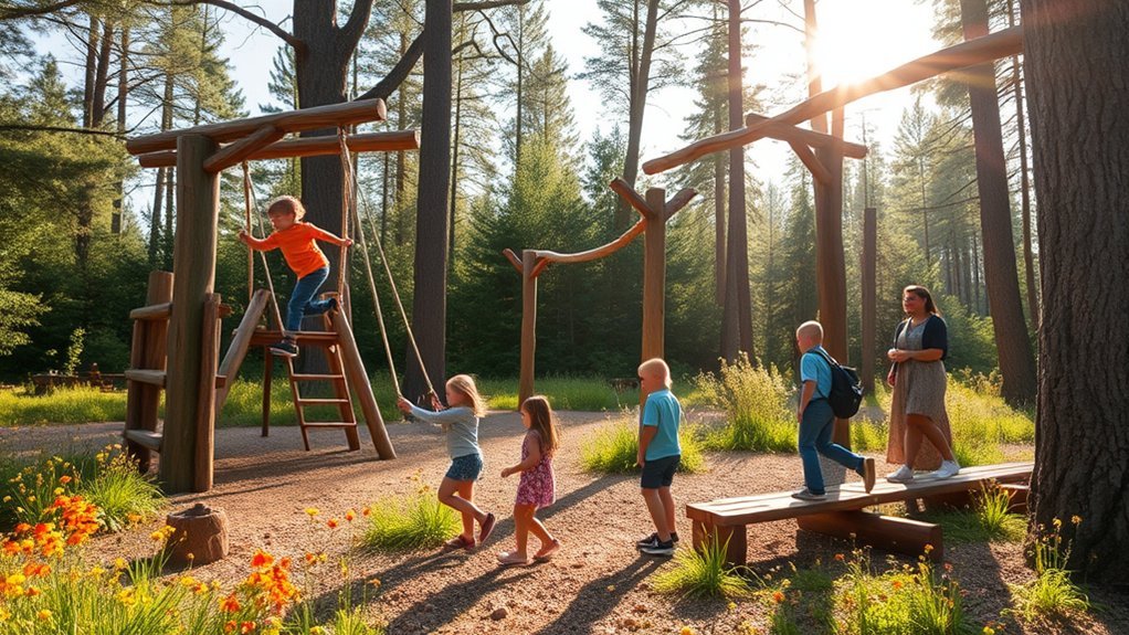 nature based play exploration areas