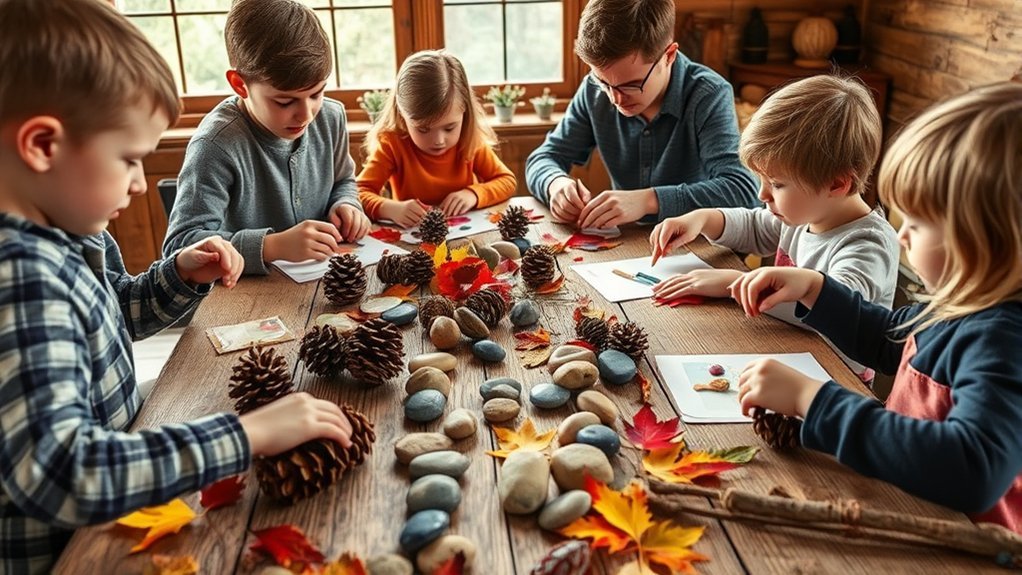 nature inspired family crafts