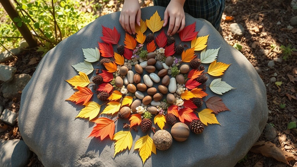 nature inspired symmetrical artwork