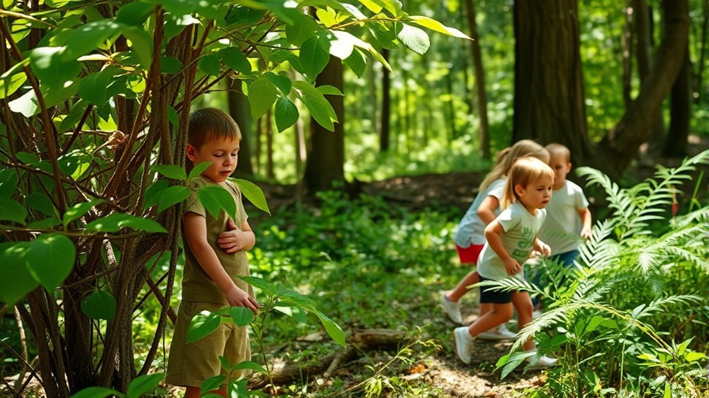 nature themed camouflage game
