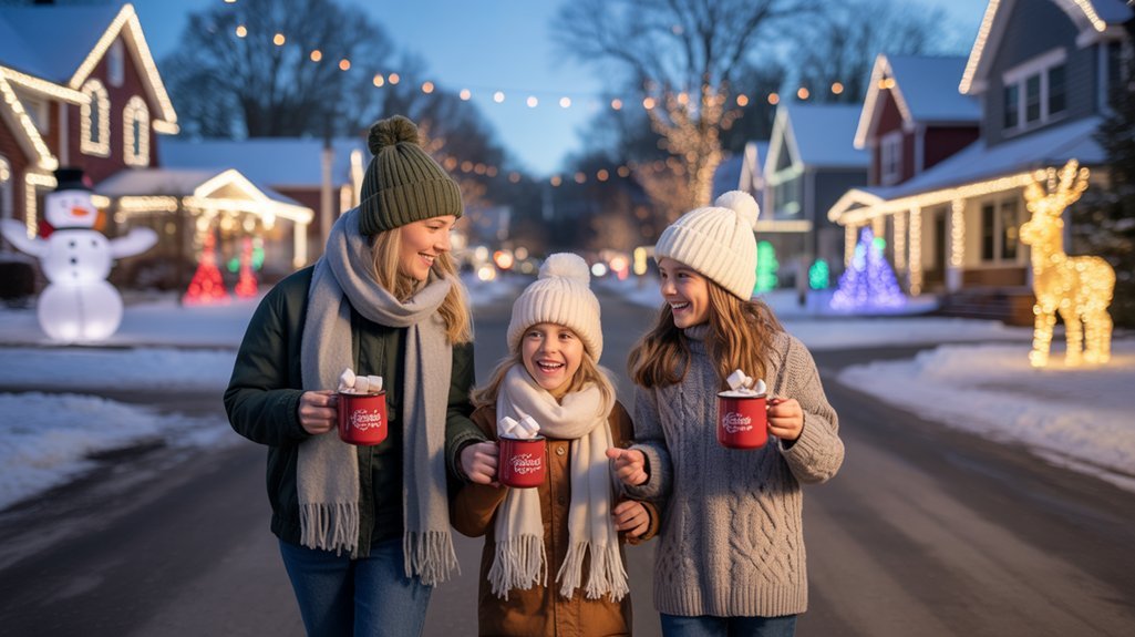 neighborhood lights cocoa stroll