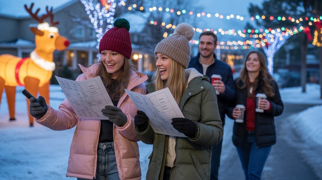 neighborhood lights scavenger hunt