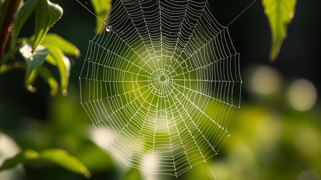 observe spider webs carefully