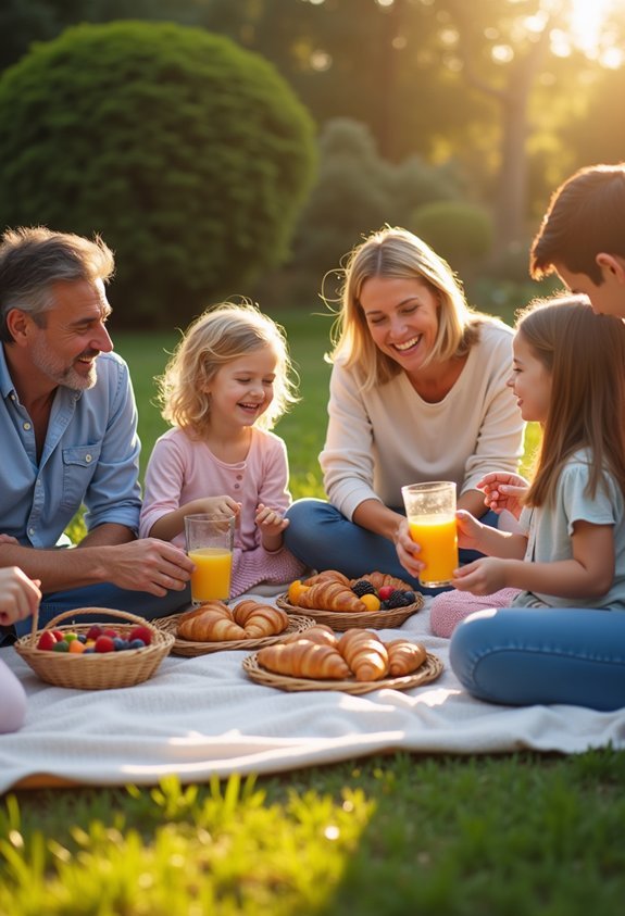 outdoor breakfast picnic experience