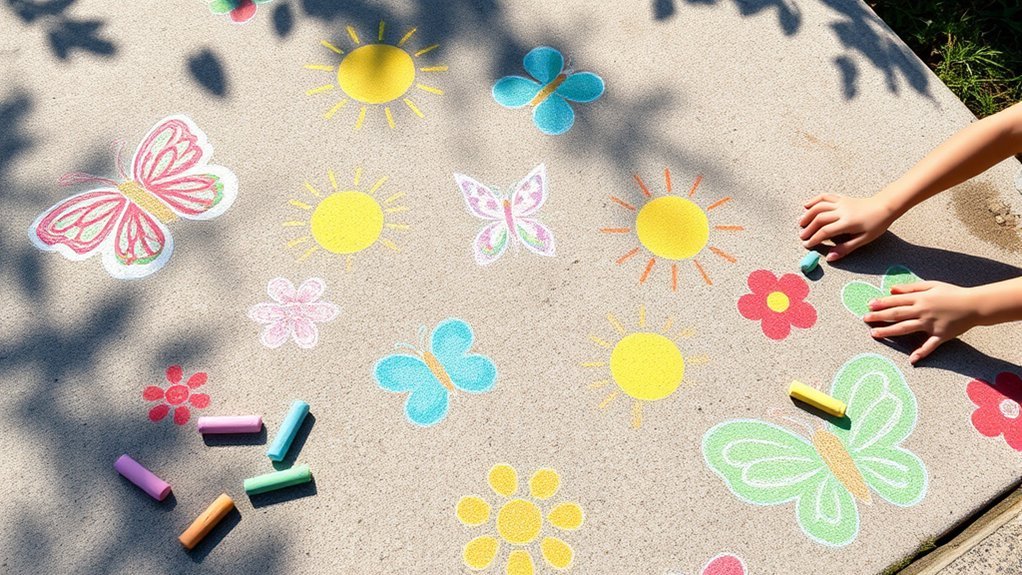 outdoor chalk art festival