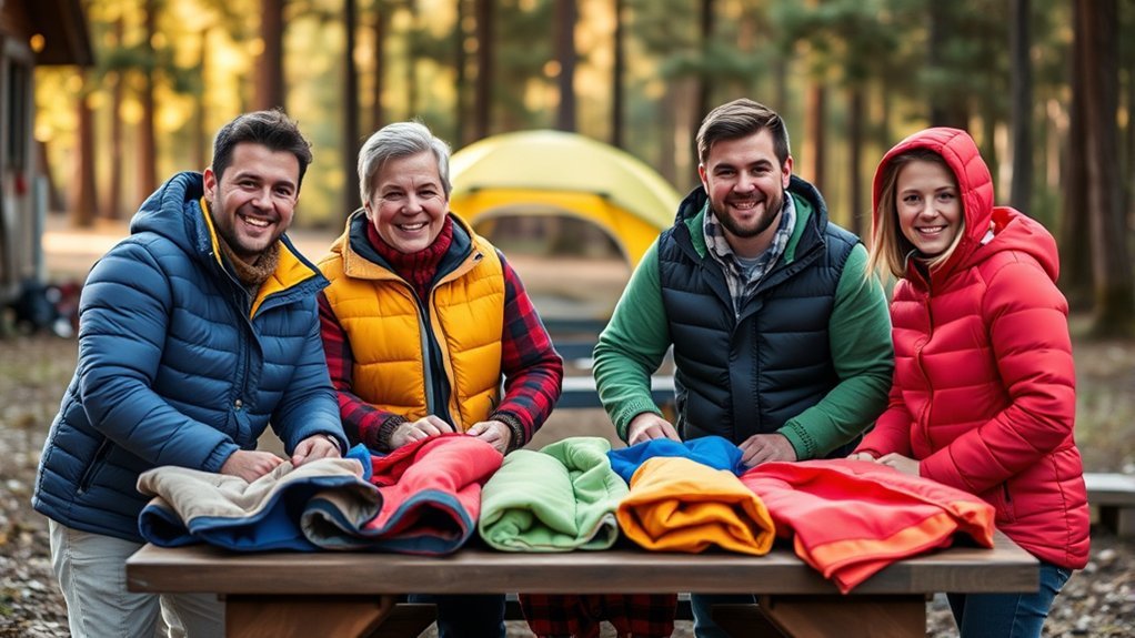 pack layers for comfort