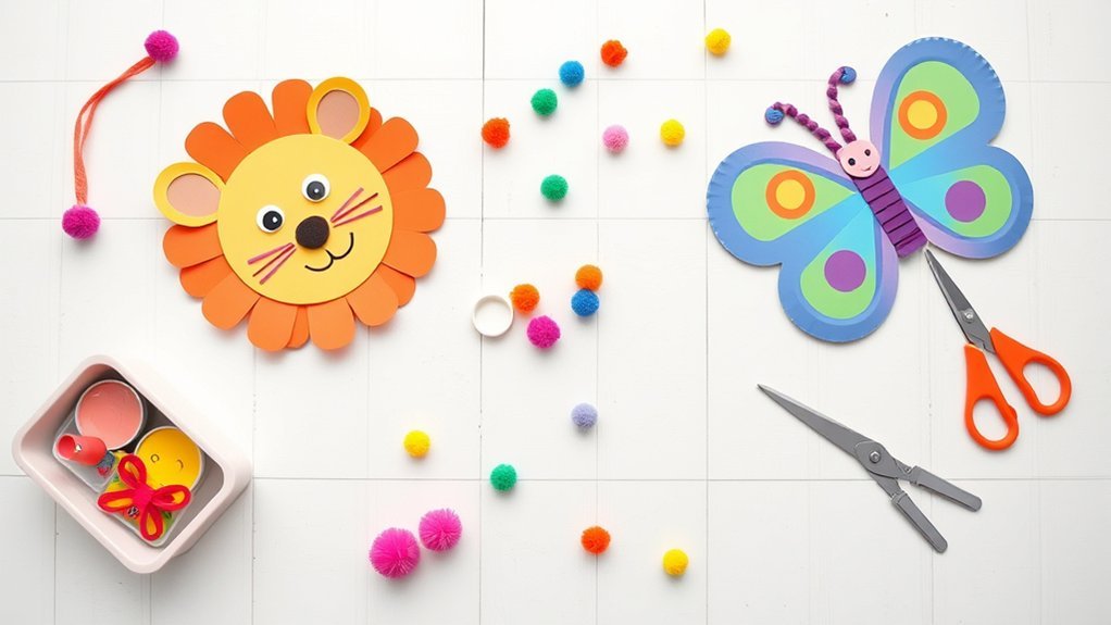 paper plate animal crafts