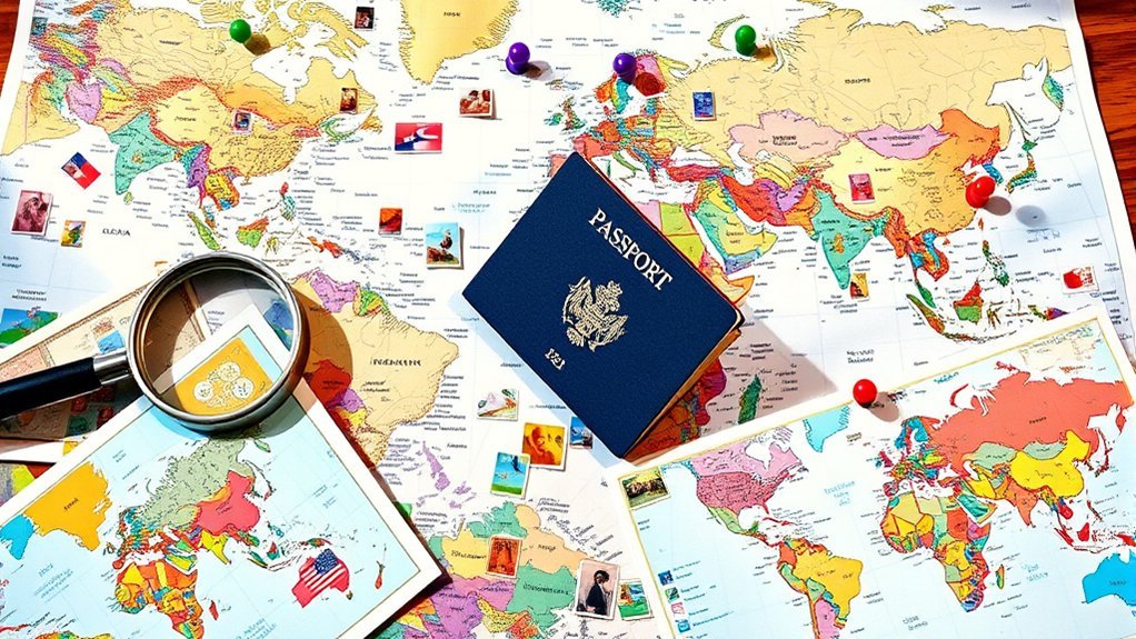 passport stamp collection adventure