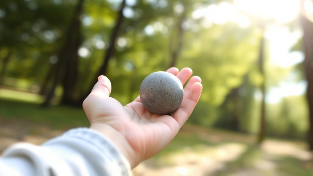 perfectly round rock exploration