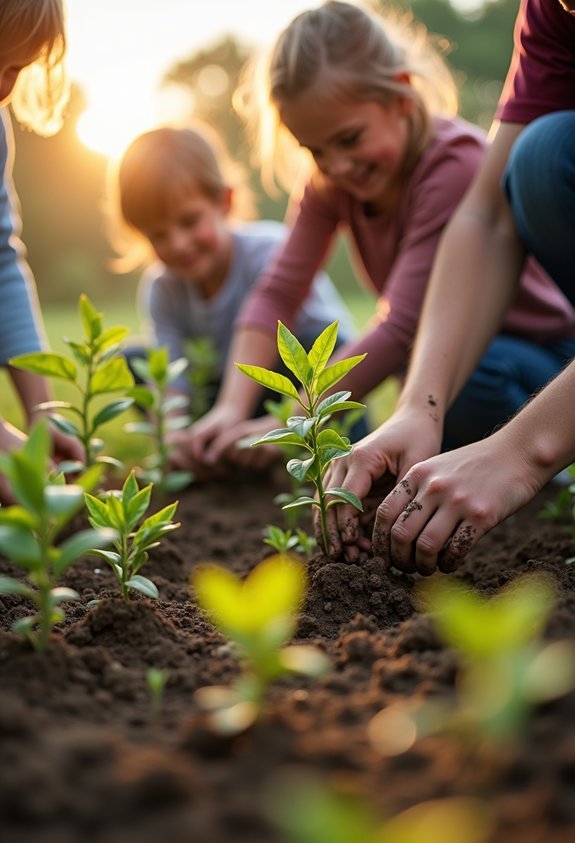 planting trees building community