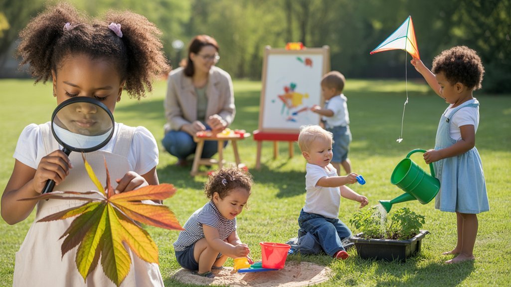 preschool outdoor weekend fun