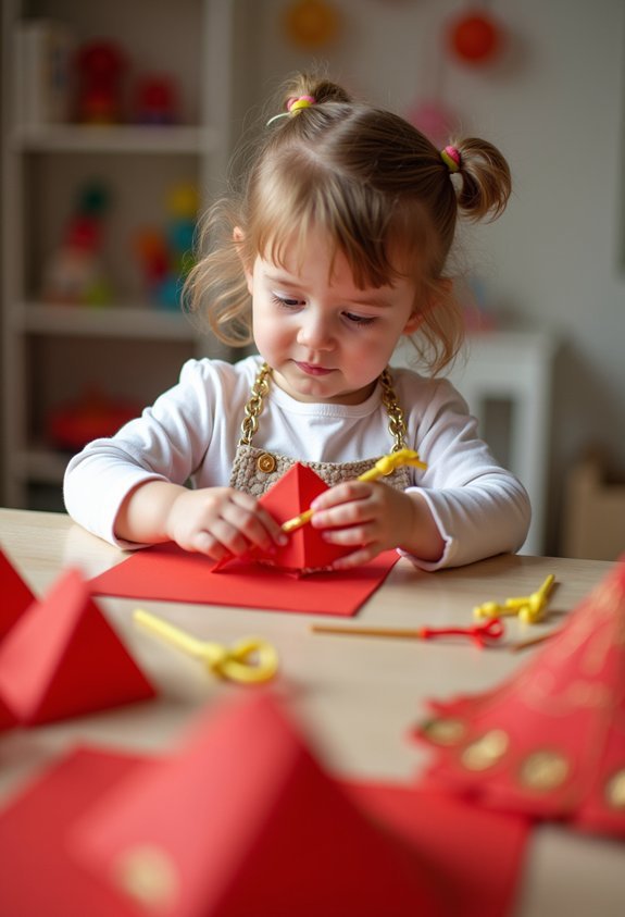 preschool paper lantern craft