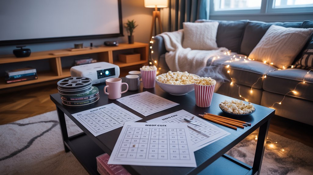printable movie bingo cards