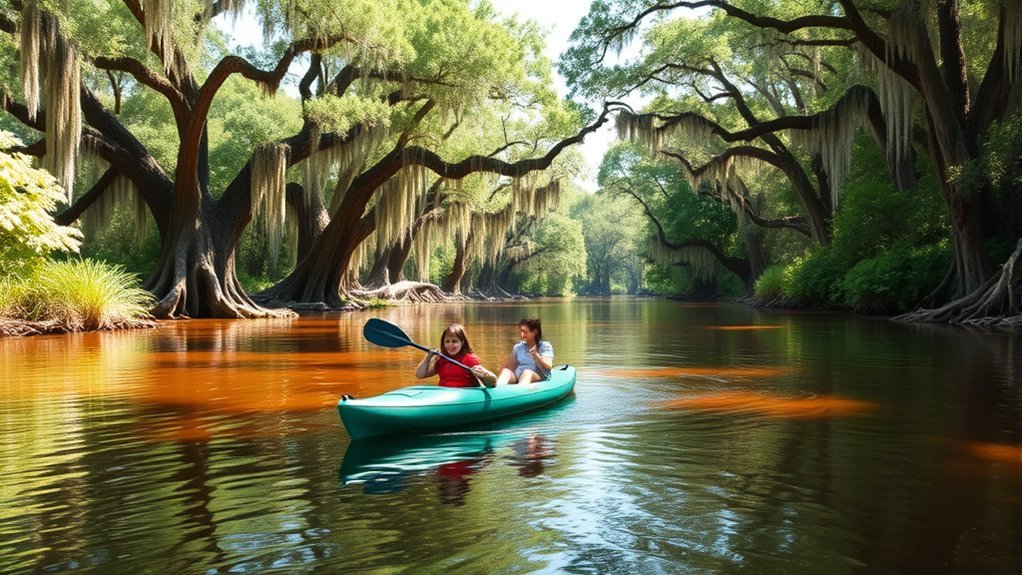 pristine paddling family adventure