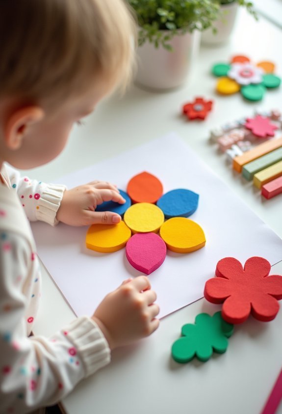 quiet creative foam mosaics