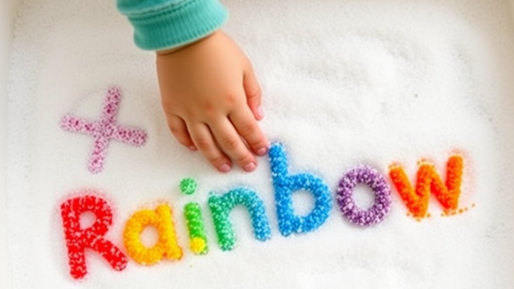 rainbow salt tray tracing