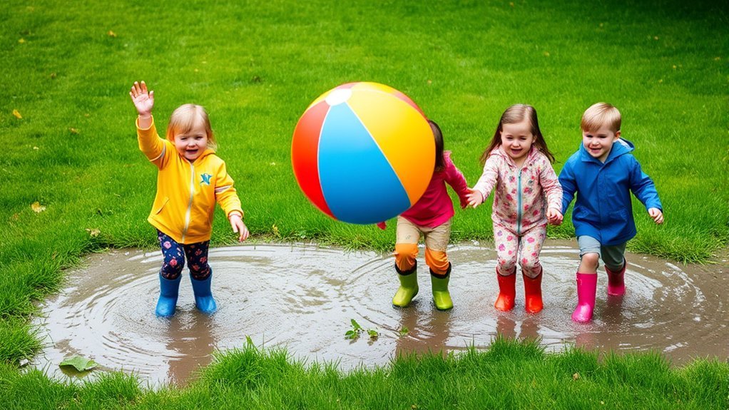 rainy day outdoor fun