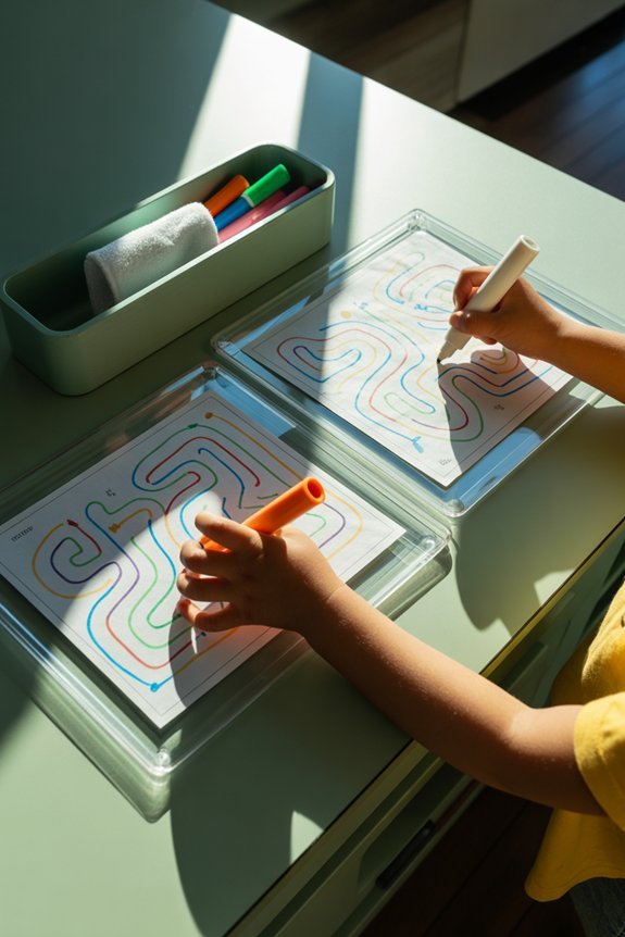 reusable maze tracing activity